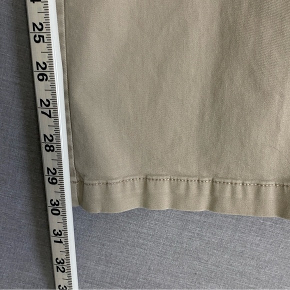 Talbots Heritage Boot Pants Cotton Beige Sz 10 Bootcut - Picture 12 of 12